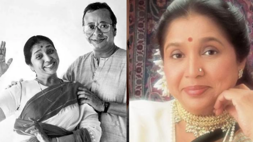 Who is Asha Bhosle's two Husbands
