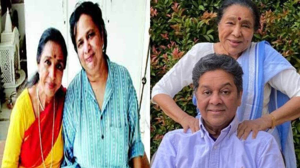 Who is Asha Bhosle's two Husbands